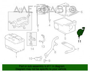 Вентилятор охлаждения АКБ Acura TLX 15- 3.5