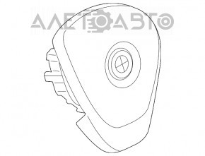 Подушка безопасности airbag в руль водительская BMW X3 F25 11-17