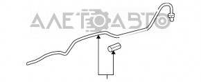 Трубка охлаждения АКПП Lexus LS460 07-12 впуск
