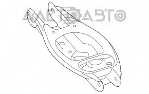 Рычаг под пружину задний левый BMW 335i e92 07-13