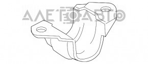 Скоба крепления заднего стабилизатора левая BMW 5 F10 11-16