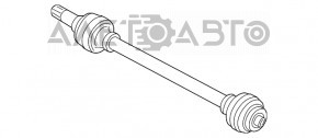 Привод полуось задняя левая BMW 7 G11 G12 16-22 3.0