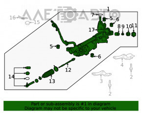 Рейка рульова Subaru Outback 20 - електро