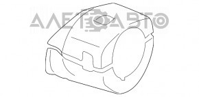 Обрамление рулевой колонки Subaru b9 Tribeca серое