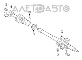 Рулевая колонка Subaru Forester 19- SK шлицы под восстановление