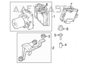 ABS АБС BMW 7 G11 G12 16-19 під радар