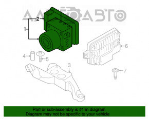 ABS АБС BMW X1 F48 16-18 під адаптивний круїз