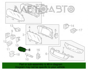 Кнопка start-stop Honda Accord hybrid 13-17