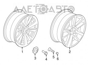 Диск колісний R17 236 стиль BMW 5 F10 09-17 8x17