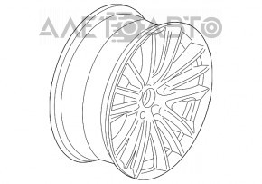 Диск колесный R19 332 стиль BMW 5 F10 09-17 9x19