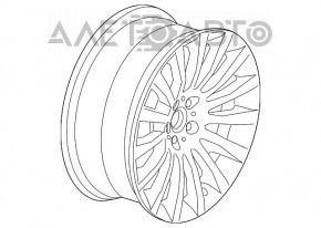 Диск колесный R19 432 стиль BMW 5 F10 09-17 9x19