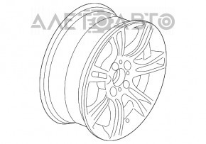 Диск колесный R18 350 стиль BMW 5 F10 09-17 8x18