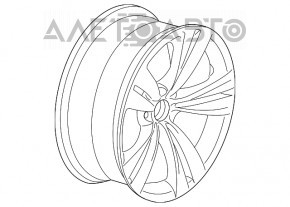 Диск колесный R19 331M стиль BMW 5 F10 09-17 8.5x19