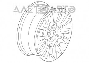 Диск колесный R19 349 стиль BMW 5 F10 09-17 9x19