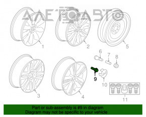 Болт колесный d17 M14x1.25 Mini Cooper Countryman R60 10-16