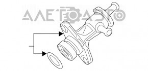 Клапан продувки топливных паров Honda CRV 17-22 1.5Т, 2.0