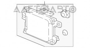 Радар круїз Honda Accord 17 рест hybrid