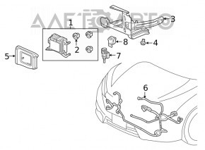 Радар круиз Honda Insight 19-22