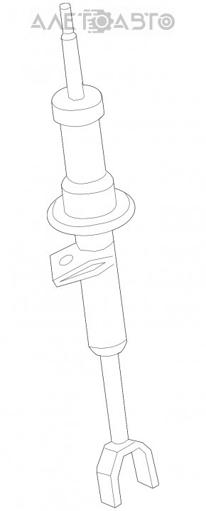 Стійка амортизатора в зборі перед прав BMW 5 F10 11-16 електро