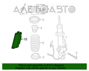 Блок актианой подвеской BMW 5 F10 11-16