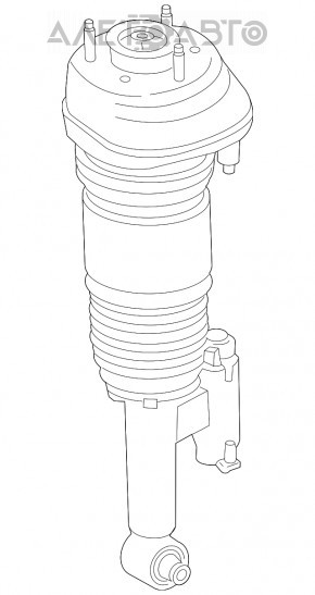 Пневматичний амортизатор задній лівий BMW 7 G11 G12 16-22