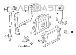 Блок ECU комп'ютер двигуна Honda Civic X FC 18-21 1.5T