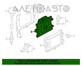 Блок ECU компьютер двигателя Honda CRV 20-22 1.5 AWD