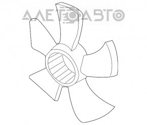 Крыльчатка вентилятора охлаждения левая Honda CRZ 11-16
