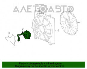 Мотор вентилятора охолодження прав Acura TLX 15-3.5 TYC