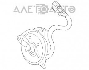 Мотор вентилятора охолодження прав Acura ILX 13-15