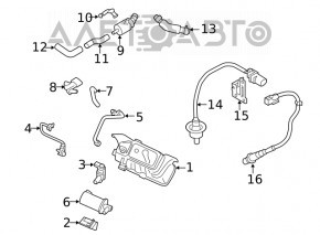 Датчик наддуву Hyundai Santa Fe 13-18 2.0T