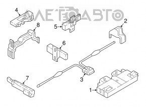 Модуль відкриття кришки багажника ногою Audi A6 C7 12-18