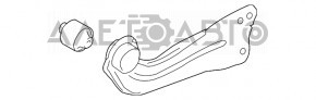 Рычаг продольный задний правый Audi Q3 8U 15-18