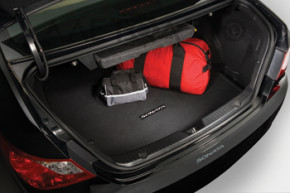 Килимок багажника Hyundai Sonata 11-15 hybrid ганчірка чорний