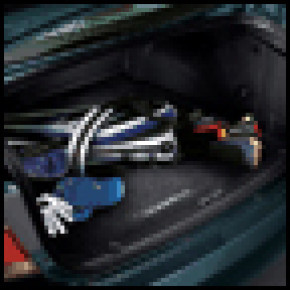 Коврик багажника Hyundai Sonata 11-15 тряпка черный