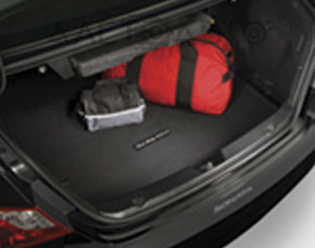 Килимок багажника малий Hyundai Sonata 11-15 hybrid, ганчірка чорна,
