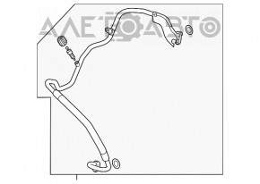 Трубка кондиционера компрессор-печка VW Atlas 18-20 2.0T тип 3