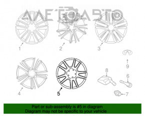 Запасное колесо докатка Infiniti Q50 16-