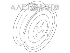 Запасне колесо докатка R18 165/90 Infiniti JX35 QX60 13-17