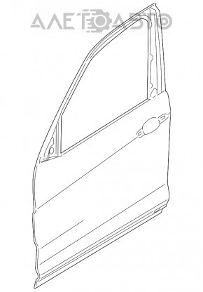 Двері голі передні права BMW X3 F25 11-17 новий OEM оригінал