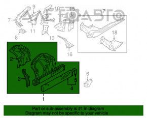 Чверть передня права BMW 7 G11 G12 16-22