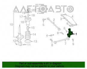 Цапфа задняя левая Lexus RX300 RX330 04-09 FWD