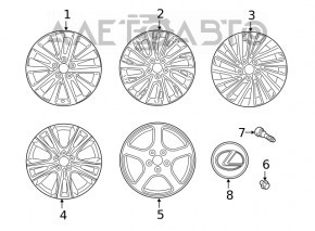 Запасное колесо докатка Toyota Camry v70 18- R17 155/70
