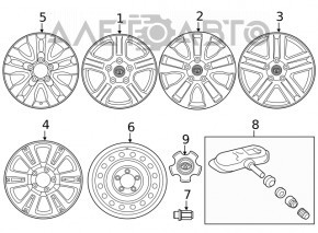 Диск колесный R18 Toyota Sequoia 08-16