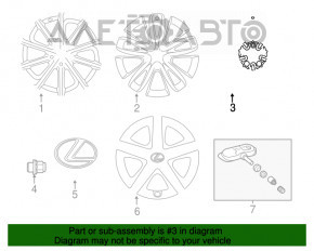 Запасне колесо докатка Lexus CT200h 11-17 R17 125/70