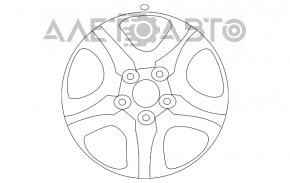 Диск колісний R17 Toyota Rav4 13-18 залізка