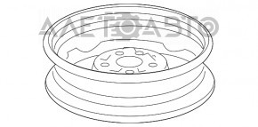 Запасное колесо докатка Acura ILX 13- R17 155/70