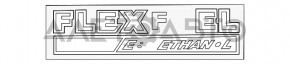 Эмблема надпись FlexFuel двери багажника Dodge Durango 11-