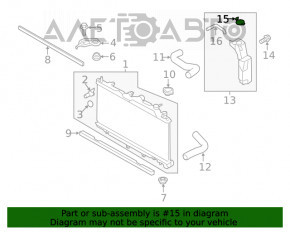 Кришка розширювального бачка охолодження Subaru Outback 20-