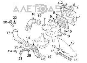 Мусорозбірник Subaru Forester 14-18 SJ 2.0